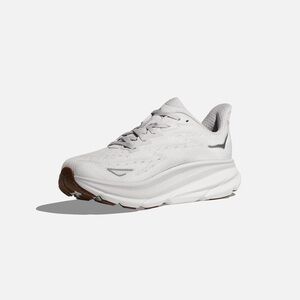 HOKA Clifton 9 Running Shoe women nimbus cloud/ white 6